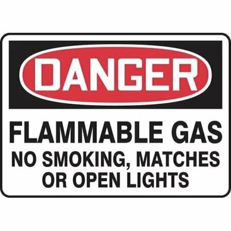 OSHA DANGER SAFETY SIGN FLAMMABLE MCHL273XT